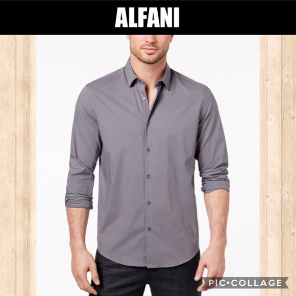 alfani performance dress shirts